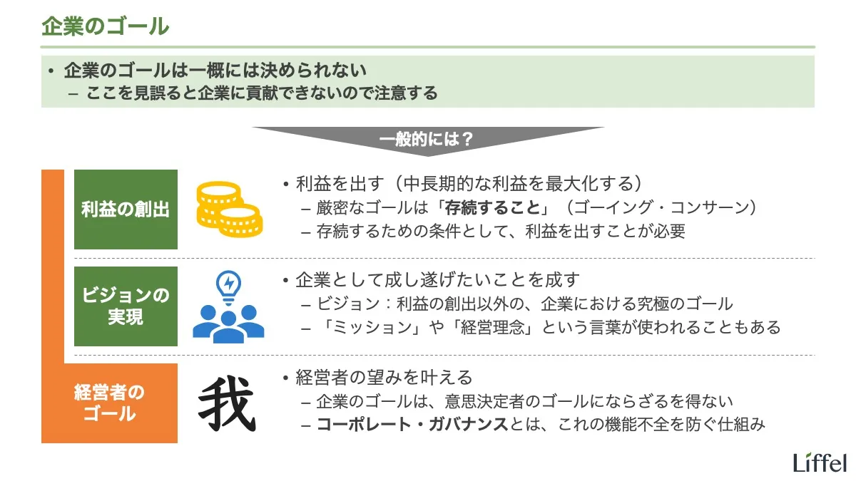 企業のゴール