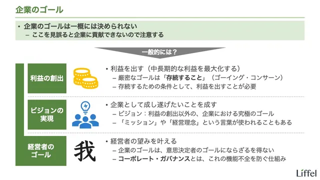 企業のゴール